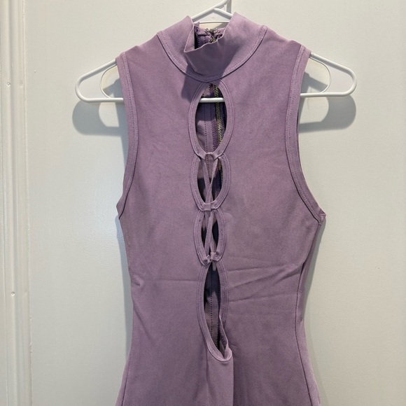 House of CB London Purple Lilac Lavender Harun Bandage Dress Small - Picture 7 of 9